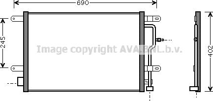Prasco AI5194 - Condensatore, Climatizzatore www.autoricambi360.it