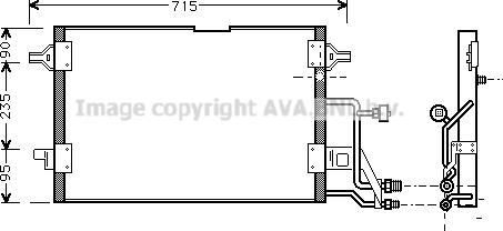 Prasco AI5116 - Condensatore, Climatizzatore www.autoricambi360.it