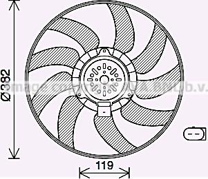Prasco AI7519 - Ventola, Raffreddamento motore www.autoricambi360.it