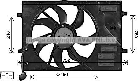 Prasco AI7525 - Ventola, Raffreddamento motore www.autoricambi360.it