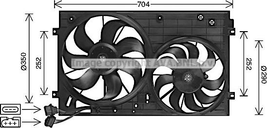 Prasco AI7526 - Ventola, Raffreddamento motore www.autoricambi360.it