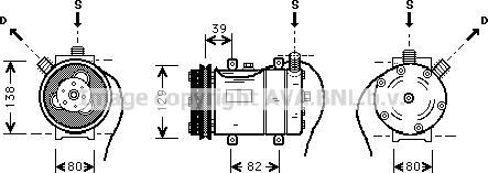 Prasco AIK009 - Compressore, Climatizzatore www.autoricambi360.it