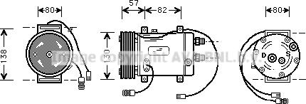 Prasco AIK006 - Compressore, Climatizzatore www.autoricambi360.it