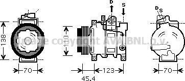Prasco AIK261 - Compressore, Climatizzatore www.autoricambi360.it
