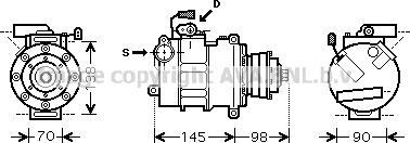Prasco AIK280 - Compressore, Climatizzatore www.autoricambi360.it