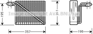 Prasco AIV148 - Evaporatore, Climatizzatore www.autoricambi360.it