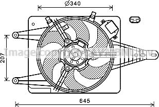 Prasco AL7524 - Ventola, Raffreddamento motore www.autoricambi360.it