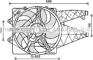 Prasco AL7523 - Ventola, Raffreddamento motore www.autoricambi360.it