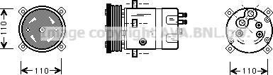 Prasco ALK071 - Compressore, Climatizzatore www.autoricambi360.it
