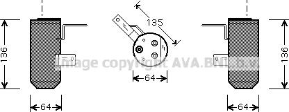 Prasco AUD160 - Essiccatore, Climatizzatore www.autoricambi360.it