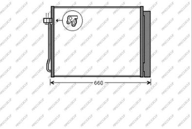 Prasco BM822C001 - Condensatore, Climatizzatore www.autoricambi360.it