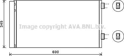 Prasco BW5414D - Condensatore, Climatizzatore www.autoricambi360.it