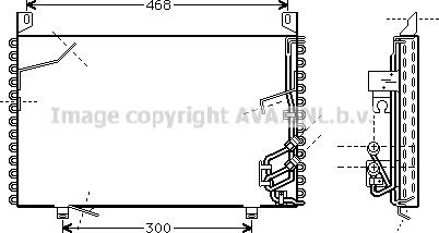 Prasco BW5197 - Condensatore, Climatizzatore www.autoricambi360.it