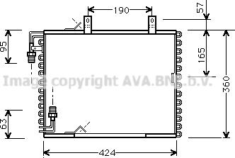 Prasco BW5147 - Condensatore, Climatizzatore www.autoricambi360.it