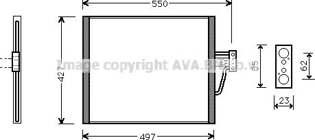 Prasco BW5213 - Condensatore, Climatizzatore www.autoricambi360.it