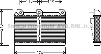 Prasco BW6023 - Scambiatore calore, Riscaldamento abitacolo www.autoricambi360.it