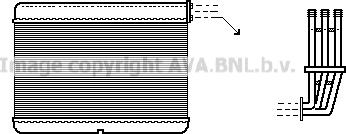 Prasco BW6188 - Scambiatore calore, Riscaldamento abitacolo www.autoricambi360.it