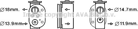 Prasco BW1497 - Valvola ad espansione, Climatizzatore www.autoricambi360.it