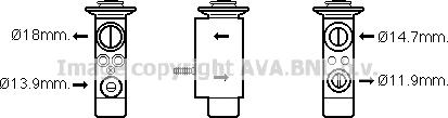 Prasco BW1441 - Valvola ad espansione, Climatizzatore www.autoricambi360.it