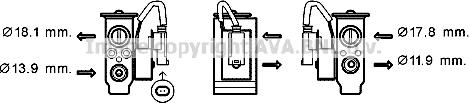 Prasco BW1431 - Valvola ad espansione, Climatizzatore www.autoricambi360.it