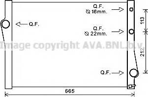 Prasco BW2471 - Radiatore, Raffreddamento motore www.autoricambi360.it