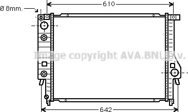 Prasco BW2097 - Radiatore, Raffreddamento motore www.autoricambi360.it