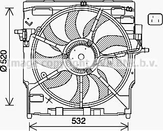 Prasco BW7565 - Ventola, Raffreddamento motore www.autoricambi360.it