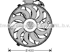 Prasco BW7507 - Ventola, Raffreddamento motore www.autoricambi360.it