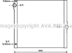 Prasco BWA2436 - Radiatore, Raffreddamento motore www.autoricambi360.it