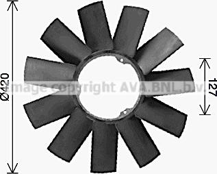 Prasco BWB590 - Girante, Raffreddamento motore www.autoricambi360.it