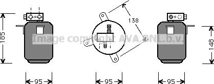 Prasco BWD001 - Essiccatore, Climatizzatore www.autoricambi360.it