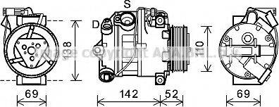 Prasco BWK442 - Compressore, Climatizzatore www.autoricambi360.it