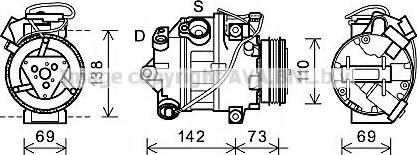 Prasco BWK452 - Compressore, Climatizzatore www.autoricambi360.it