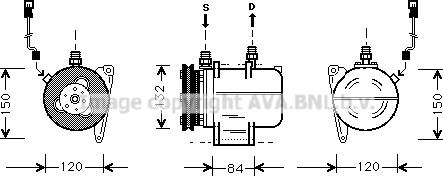 Prasco BWK045 - Compressore, Climatizzatore www.autoricambi360.it