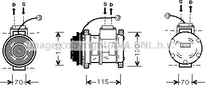 Prasco BWK065 - Compressore, Climatizzatore www.autoricambi360.it