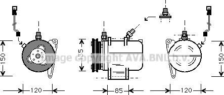 Prasco BWK016 - Compressore, Climatizzatore www.autoricambi360.it