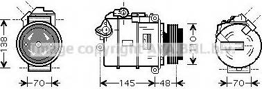 Prasco BWK348 - Compressore, Climatizzatore www.autoricambi360.it