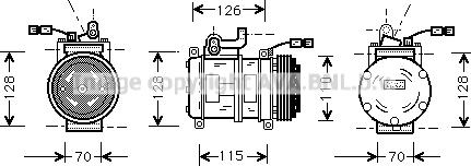 Prasco BWK231 - Compressore, Climatizzatore www.autoricambi360.it