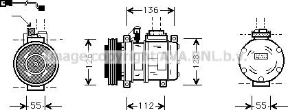 Prasco BWK228 - Compressore, Climatizzatore www.autoricambi360.it