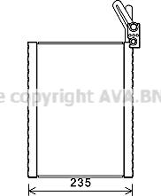 Prasco BWV476 - Evaporatore, Climatizzatore www.autoricambi360.it