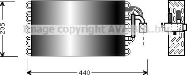 Prasco BWV003 - Evaporatore, Climatizzatore www.autoricambi360.it