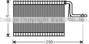 Prasco BWV365 - Evaporatore, Climatizzatore www.autoricambi360.it