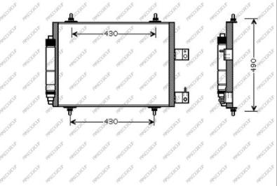 Prasco CI942C001 - Condensatore, Climatizzatore www.autoricambi360.it