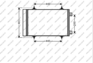Prasco CI942C002 - Condensatore, Climatizzatore www.autoricambi360.it