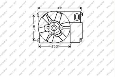 Prasco CI950F001 - Ventola, Raffreddamento motore www.autoricambi360.it