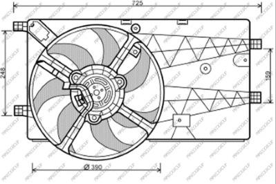 Prasco CI907F002 - Ventola, Raffreddamento motore www.autoricambi360.it