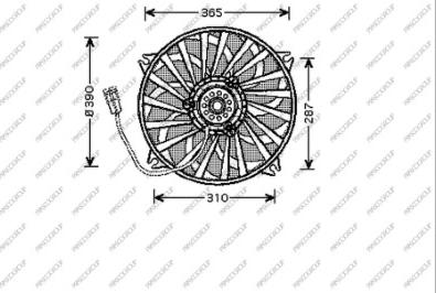 Prasco CI424F001 - Ventola, Raffreddamento motore www.autoricambi360.it