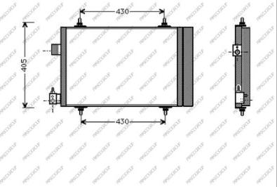 Prasco CI422C001 - Condensatore, Climatizzatore www.autoricambi360.it