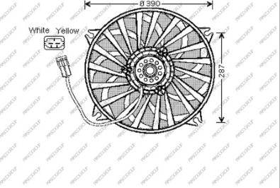 Prasco CI520F001 - Ventola, Raffreddamento motore www.autoricambi360.it