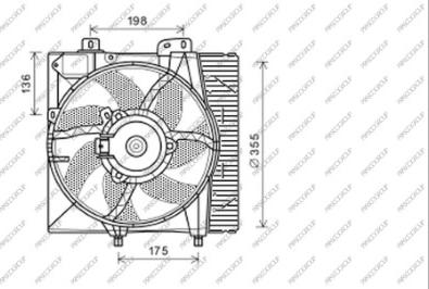 Prasco CI304F004 - Ventola, Raffreddamento motore www.autoricambi360.it